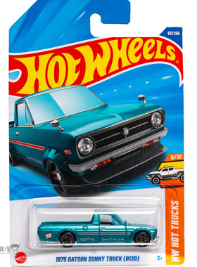 2025D-93号 1975 DATSUN SUNNY TRUCK达特桑 绿色风火轮hotwheels