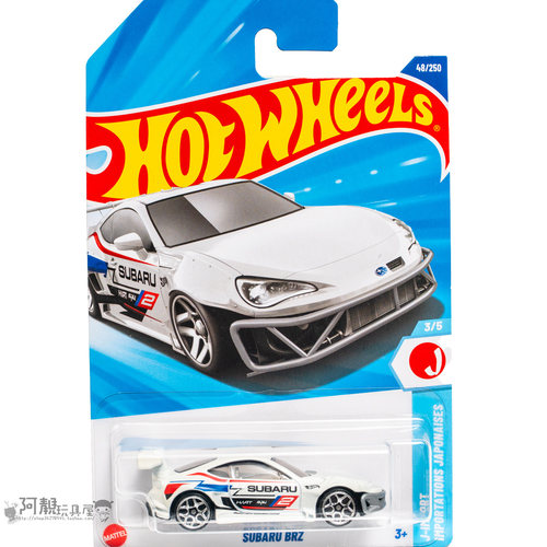 2025L-48号 SUBARU BRZ 斯巴鲁 白色 风火轮小车hotwheels