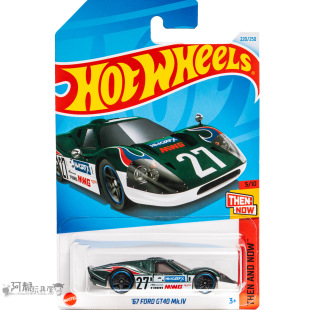 福特GT40 MK.IV绿色风火轮火辣小跑车hotwheels 220号 2024M