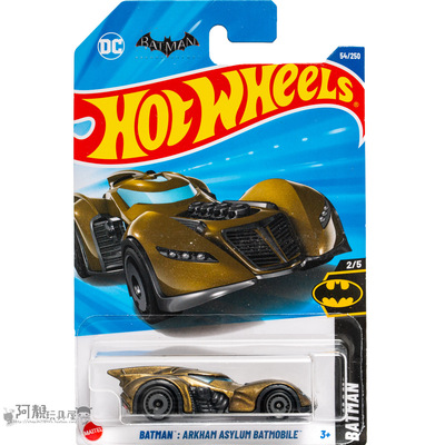 2025C-54号 ARKHAM ASYLUM蝙蝠侠 橄榄绿色风火轮小跑车hotwheels