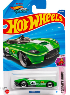 2025D-128号 RRROADSTER 绿色 风火轮火辣小跑车hotwheels