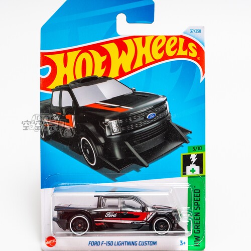 2024G-37号福特F-150 LIGHTNING黑色风火轮火辣小跑车hotwheels
