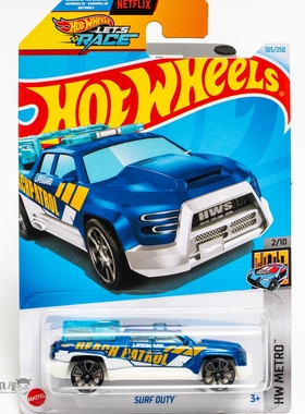 2024E-105号 SURF DUTY 蓝色 风火轮火辣小跑车hotwheels