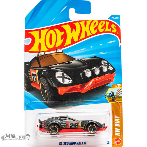 2026G-145号 EL SEGUNDO RALLYE 黑色 风火轮火辣小跑车hotwheels