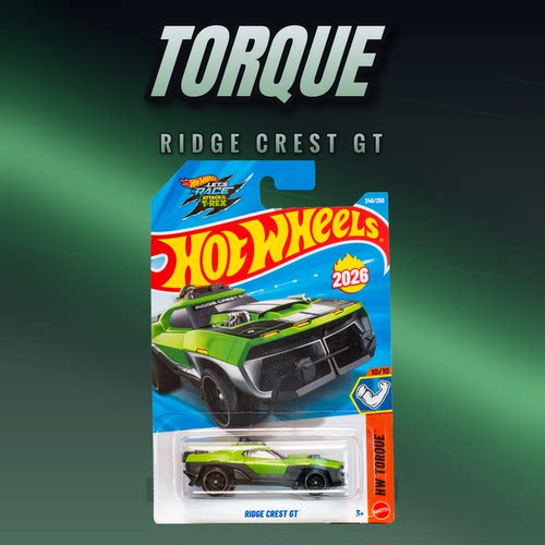 2026P-246号 RIDGE CREST GT 绿色 风火轮火辣小跑车hotwheels