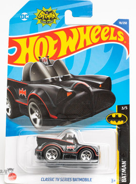 2022D-78号Q版蝙蝠侠 黑色 风火轮火辣小跑车hotwheels