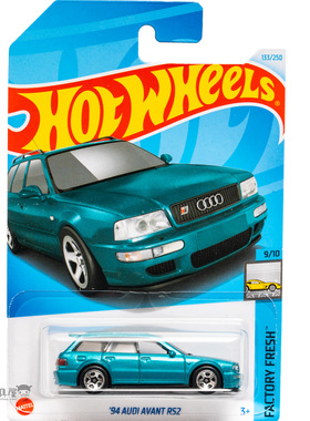 2024L-133号 '94奥迪AVANT RS2 翠绿色风火轮火辣小跑车hotwheels