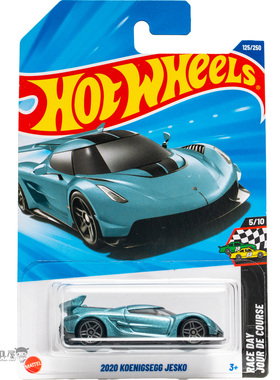2025M-125号 2020 柯尼塞格JESKO 湖水蓝色 风火轮小车hotwheels