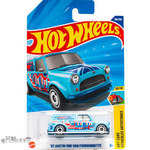 169号 '67 AUSTIN MINI VAN 奥斯汀 天蓝色风火轮小跑车hotwheels