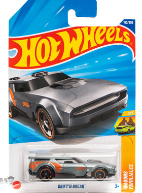 2025Q-183号 DRIFT'N BREAK 深灰色 风火轮火辣小跑车hotwheels