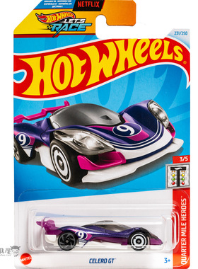 2024N-231号 CELERO GT 紫色 风火轮火辣小跑车hotwheels
