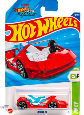 2025F-10号 DEORA III 红色 风火轮火辣小跑车hotwheels