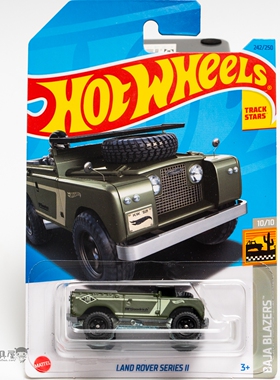 2023Q-242号路虎 SERIES II  军绿色风火轮火辣小跑车hotwheels