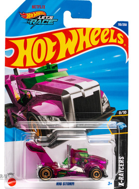 2025E-110号 RIG STORM 普宝 紫色 风火轮火辣小跑车hotwheels
