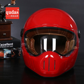 德国qudas奇达士摩托车全盔男女机车全覆盖式 头盔越野跑车电动车