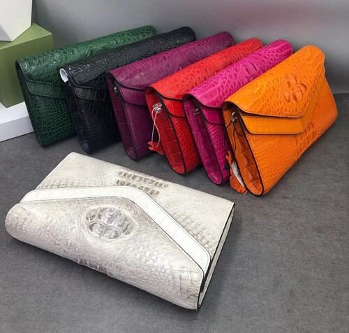 奢华鳄鱼皮时尚潮流女包