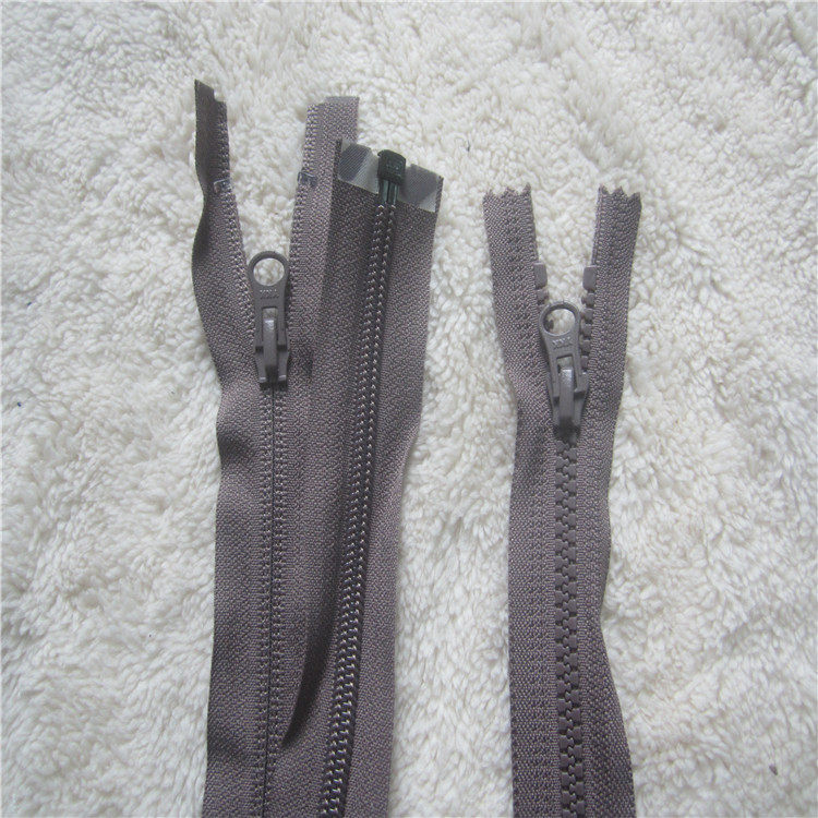 ykk茄色15/67厘米塑胶外套拉链棉衣羽绒服口袋拉链手工diy包辅料