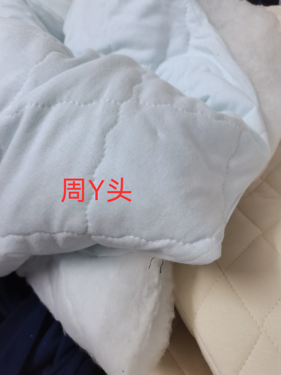 1.8米宽1米价针织布料两层夹丝棉面料做棉衣棉裤家居服空调被