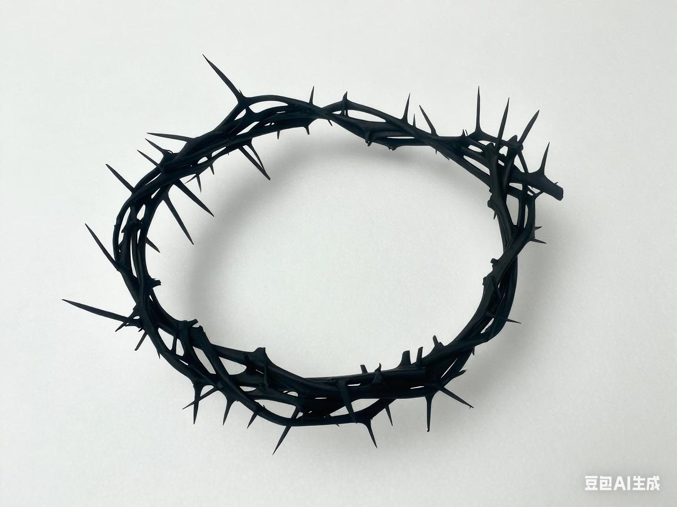 跨境福音荆棘王冠cosplay道具哥特王冠牧者皇冠头饰冠冕定制头冠