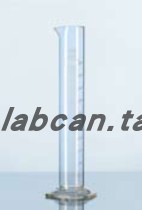 德国肖特Schott Duran量筒六角量筒蓝色环状刻度线 500ml