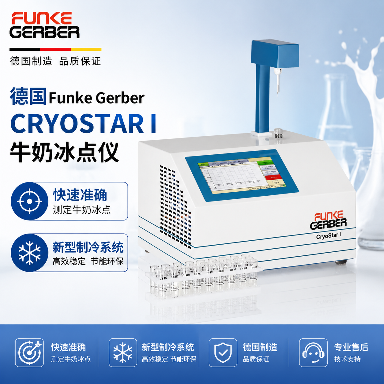 德国Funke Gerber CRYOSTAR I牛奶冰点仪