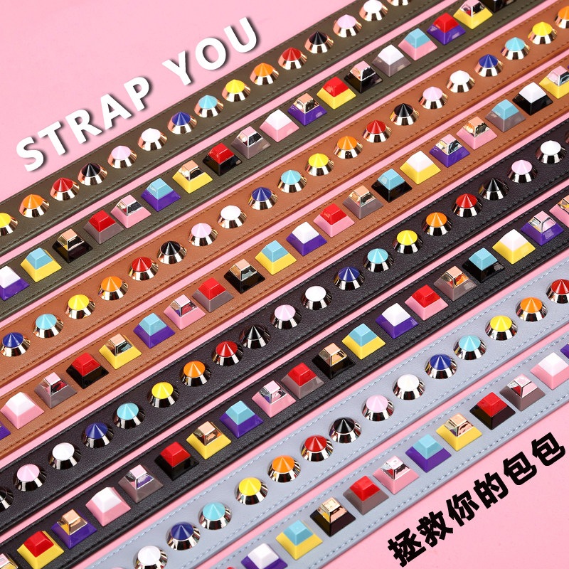 肩带新款Strap you肩带双面牛皮铆钉女包包配件带宽肩带真皮包带|ruв категории Аксессуары, сумки и обувь/аксессуары для ремня, пакет аксессуаров, бельтинг - от Buy2taobao.com для оказания профессиональной услуги покупки агента Taobao