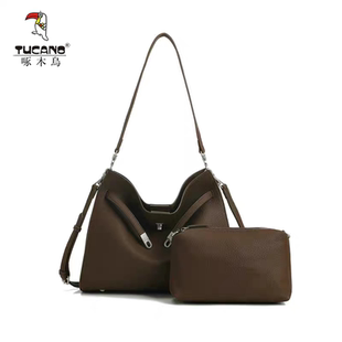 啄木鸟女包2026新款包包真皮三用包高级感轻奢时尚通勤腑下斜挎包