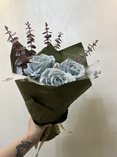 小众手捧花迷你小花束仿真花见面香皂花生日礼物女生送闺蜜