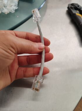 纯手工灰色超六类网线千兆网线电脑交换机机房路由器配件短网络线