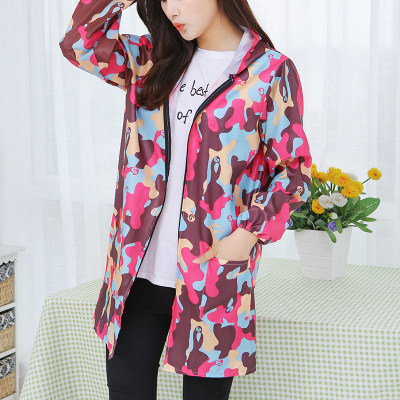 防水罩衣女长款围裙厨房防油烟防污长袖男女成人工作服羽绒服防护