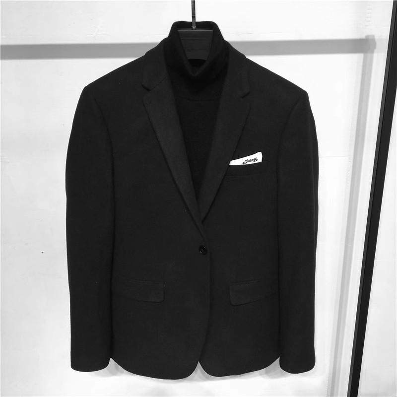 韩版修身小西装纯色羊毛西服