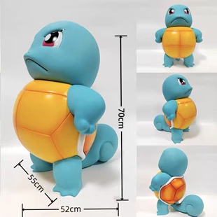 傲娇杰尼龟手办GK动漫摆件玩偶雕像大号模玩模型门神招财超大礼物