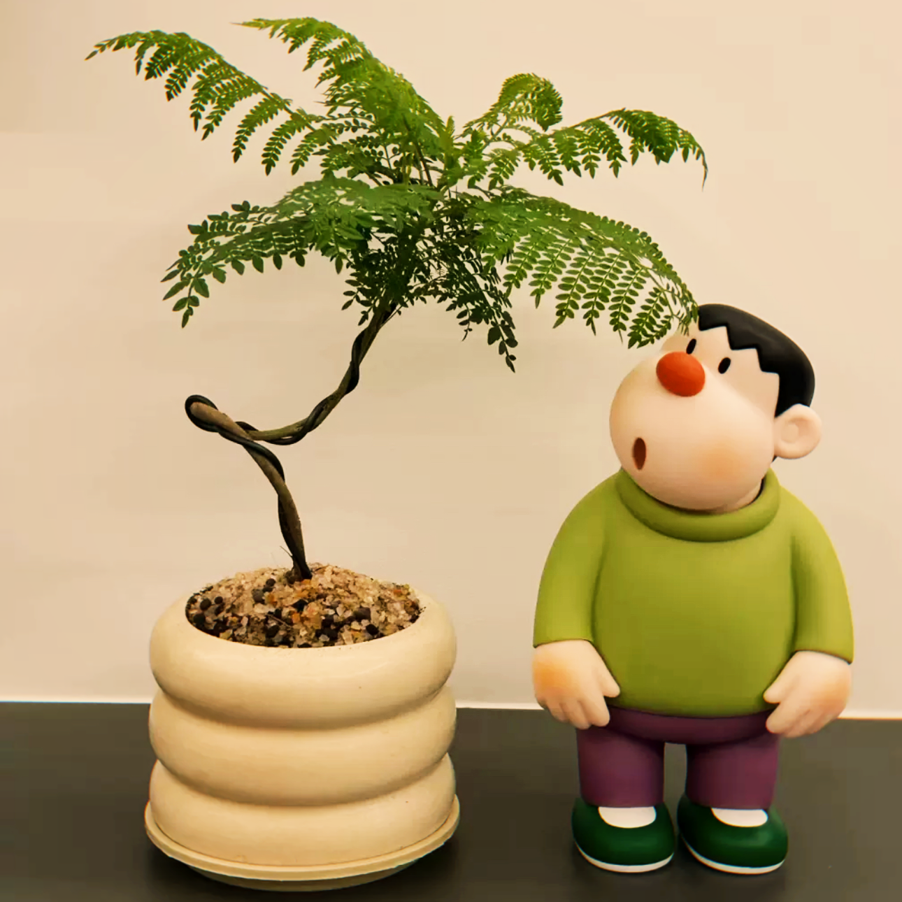 歪头胖虎家居车载小摆件礼物现货