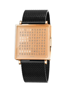 德国直邮 Qlocktwo earch时尚手表 闹钟挂钟w35