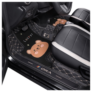 适用于长城欧拉黑猫脚垫全包围白猫专用2022汽车脚垫车内装饰改装