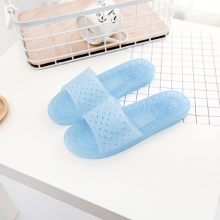 越南温突女生居家拖鞋柔软甜美怀旧水晶生胶拖鞋透气防臭耐穿凉拖