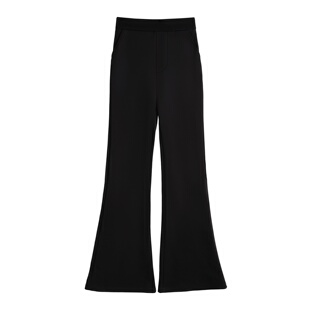 微喇西装裤女2025新款秋冬季加厚绒裤女外穿休闲大码加绒喇叭裤子