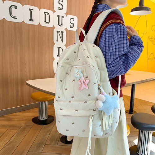 书包女大学生双肩背包森系软妹双肩包潮新款大容量电脑包轻便背包