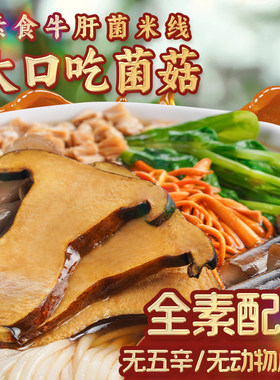 三漫陀素食牛肝菌汤米线螺蛳粉柳州风味净素方便米粉斋面浓汤番茄