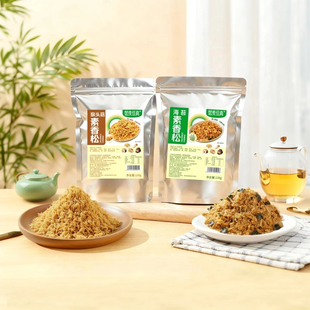 纯素食猴头菇香肉松海苔素香松佛家寺庙拌饭面包寿司酱