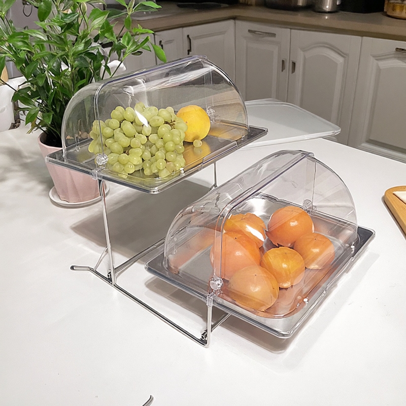 双层酒店早餐自助餐摆盘蛋糕托盘