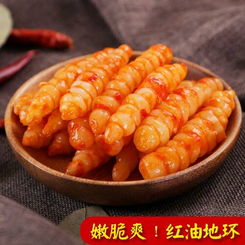 农家下饭菜红油地环辣螺丝菜包装