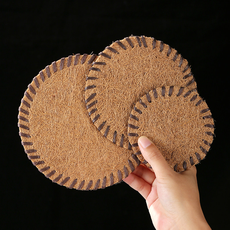 复古手工编织竹编藤编垫茶杯杯垫隔热垫茶托杯子垫子防烫茶道配件