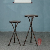 竹柒阁 Античная бамбуковая мебель для цветочного стола Новый китайский стиль в стиле стойки для хранения стойки балкон-дисплей напольная стойка цветочного горшка.