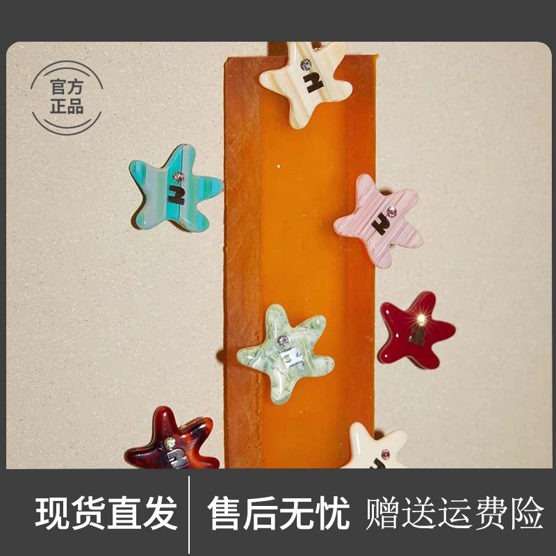 塔皮星彩色刘海夹多色发卡图片