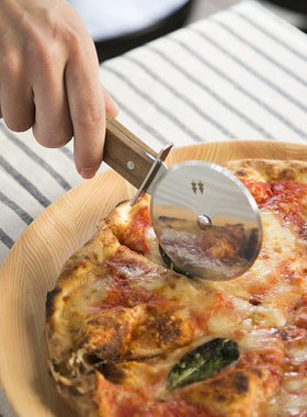 志津刃物披萨刀 不锈钢比萨刀 天然榉木手柄morinoki 日本直邮