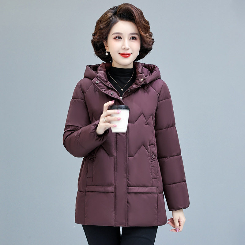 潮唯品会特卖断码清仓特价处理中长加厚羽绒棉服棉衣女装品牌正品