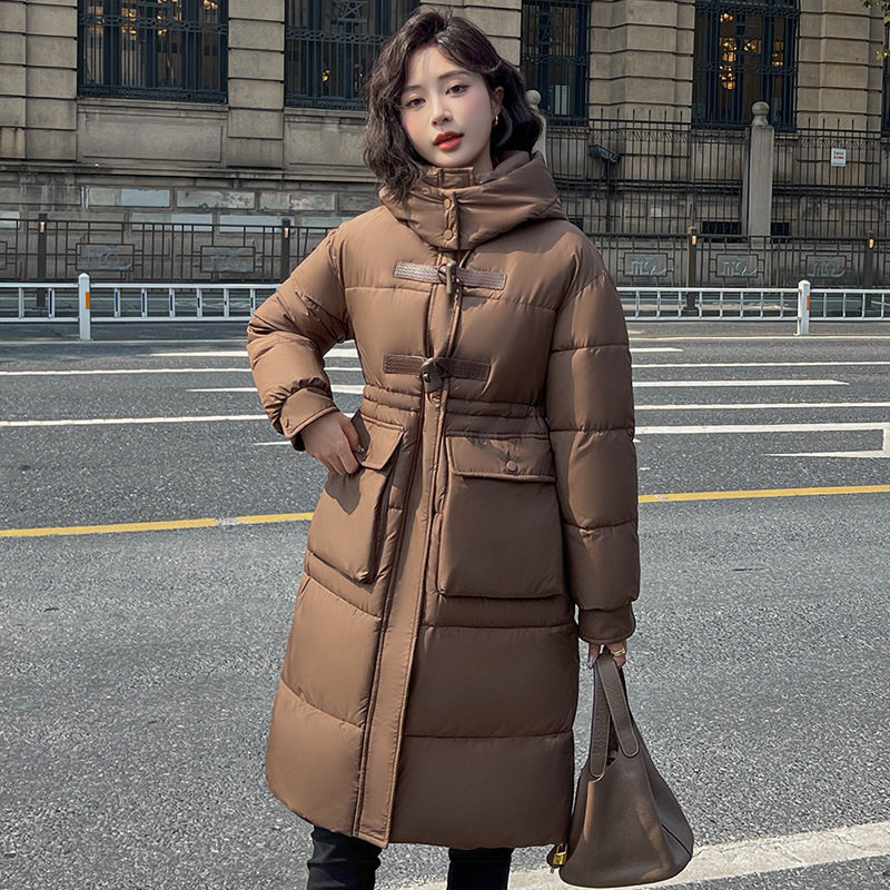 潮唯品会特卖断码清仓特价处理中长加厚羽绒棉服棉衣女装品牌正品
