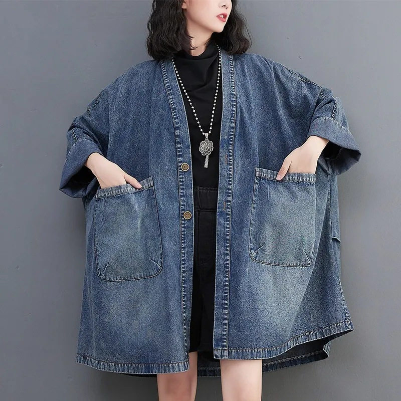 潮唯品会特卖清仓特价处理断码女装牛仔风衣品牌正品春秋新款外套