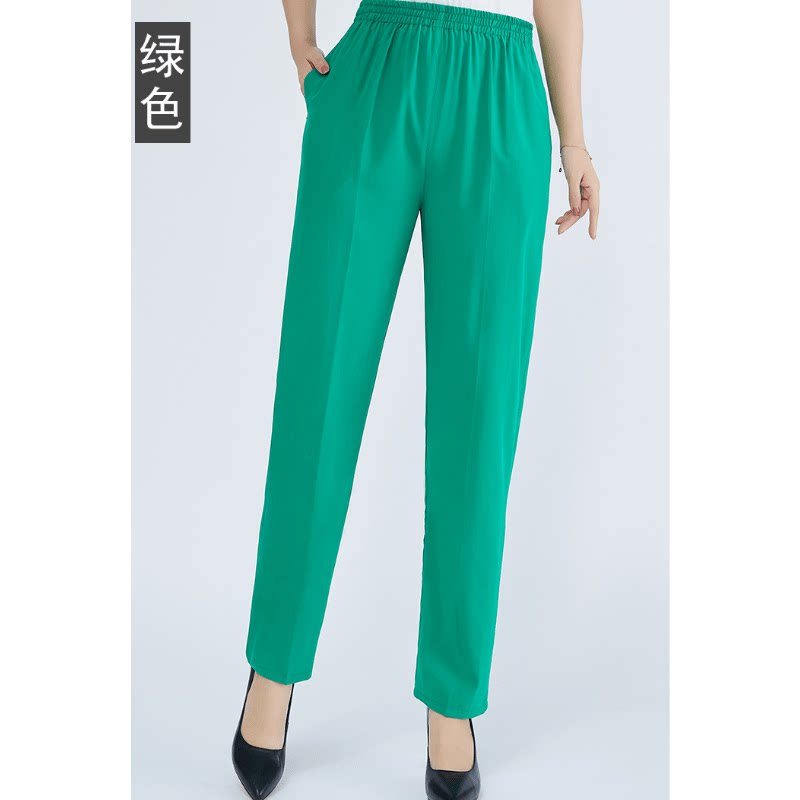 潮唯品会特卖清仓特价亏本处理真丝桑蚕丝九分裤断码女装品牌正品